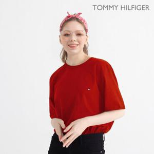 [타미힐피거]T3139 크루넥 반팔티셔츠 레드