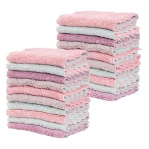 구디푸디 [체험특가] 10+10 물먹는 극세사 벨벳 요술행주 20P (25X25cm)