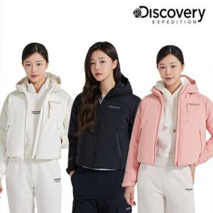 [백화점]디스커버리 [택가 379,000원] 24FW 여성 베르겐 고어 윈드스토퍼 구스다운 숏패딩 DWDJ9E046