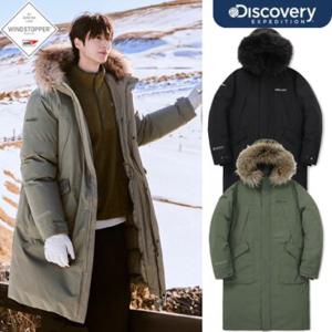 [백화점]디스커버리 [택가 750,000원] 24FW 겨울 이월/할인 변우석착용 남성 베르겐 고어 윈드스토퍼 구스다운 롱패딩 패딩/다운/보온성/프리미엄/세미오버핏 DMDJ7O046