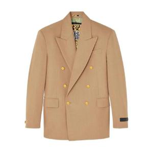 25 FW 베르사체 골드톤 버튼 더블 브레스티드 블레이저 10215281A15433 TP441840735