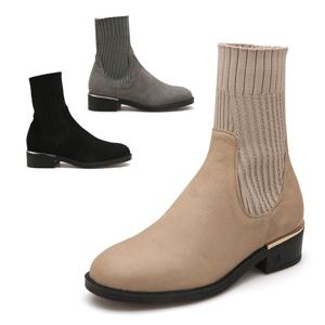 [미소페] 여성 니트삭스 스판부츠 012146004 3cm 3