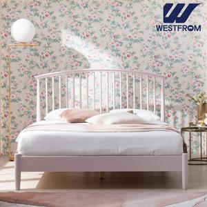 웨스트프롬 슈크림 원목침대 Q+리버 매트 Q