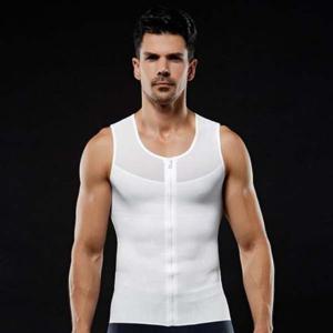 남자보정상의 남자보정나시 지퍼형 압박 머슬핏 뱃살커버