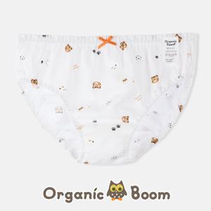 [2만 무배]착한 유기농 무형광 오가닉 호랭이 여아 삼각 팬티