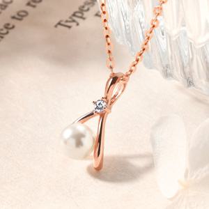 골드팡 14k 드림위시본진주 펜던트