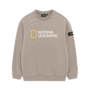 [내셔널지오그래픽 키즈] K223USW920 키즈 빅 로고 맨투맨 OAK