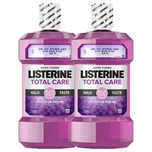 리스테린 토탈케어 마일드 750ml x 2개