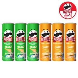프링글스 110g 양파맛 3개 + 치즈맛 3개