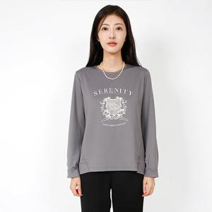 [꾸즈]밑단배색 티셔츠(CO917T1-LM)