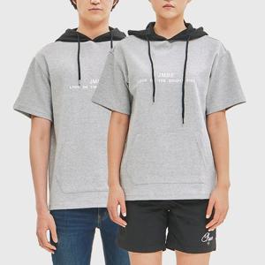 [잠뱅이] 유니)특양면 캠핑그래픽 반팔후디 AL2WTS14-MG