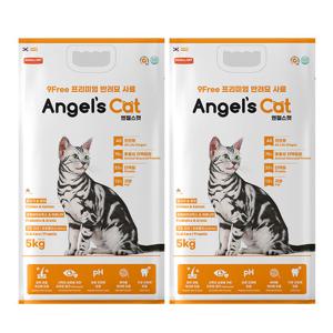 엔젤스캣 5kgx2개 꿀벌사료 구내염 헤어볼 면역개선