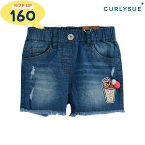 [컬리수] 와펜장식 숏데님팬츠(슬림핏) COM1GADN02 [여름]