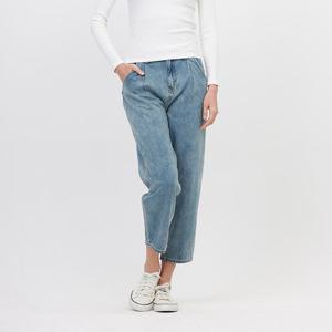 [잠뱅이] 여성) 난스판 핀턱포인트 스톤 올약워싱 AN1DRS269-LB