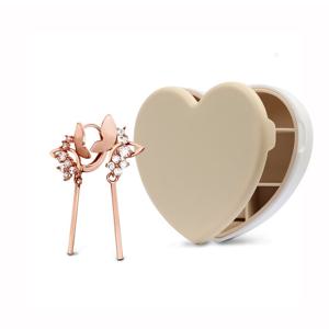 하트케이스+14k 마리아 버터플라이 링 귀걸이plated MSE-0334