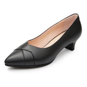 [금강제화(여성)]여성 르느와르 포인트 토 쿠션 펌프스 RENPUC3207K1 블랙