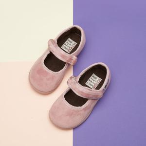 [불라디(트래드후스)][불라디] 여아구두 키즈 벨벳메리제인 1800 핑크 VU1800J3FR by 트래드