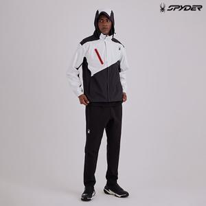 [스파이더] 공용 트레이닝 로고 셋업 팬츠 SPIPCNFP201UBLK