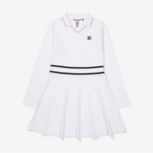 [FILA] 피케 스판 카라 원피스 (FS2OPF3351F_OWH)