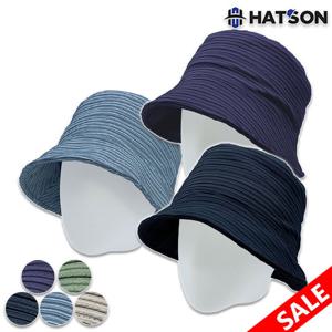 [햇츠온]여성 피에르가르뎅 가을 겨울 플리츠 버킷햇 모자 C23-307