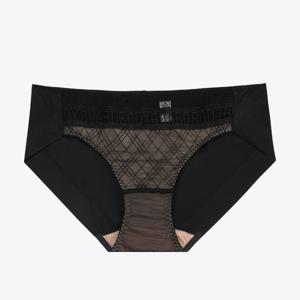 [보디가드]시스루 체크망 블랙 헴팬티 BGWPZ704