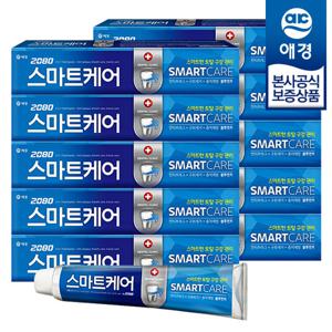 [애경]2080 스마트케어 치약 190g x10개