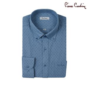 [피에르가르뎅] 헤링본 2도 프린트 노말핏 셔츠 PKDS4923