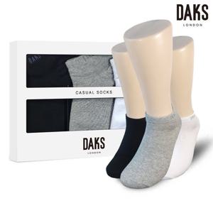 [닥스(양말)]숙녀양말 3족 선물세트 무지 스니커즈 23429