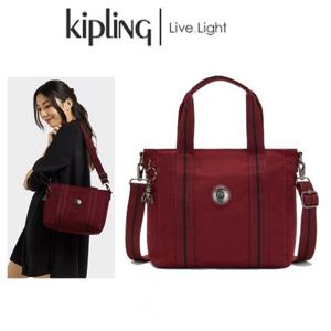 [키플링]토트백 아쎄니 미니 엘리베이티드 와인 KLCBT04 EVWI