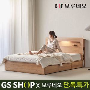 [단독]보루네오하우스 프라임 안타 수납 킹침대 K 유로탑 GM6029