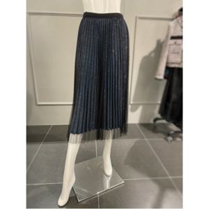 [르니앤맥코이] 망사 레이어 메탈 주름 스커트 (ML04SK701HJY)