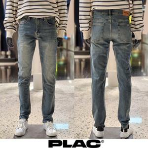 [PLAC] 플랙 PJTF5BEM085 남성 VINTAGE SLIM STRAIGHT JEANS M08 MID WSHD 슬림 스트레이트핏