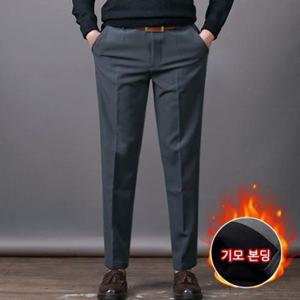 스댕클럽 남성용 링클프리 사방 스판 기모 본딩 슬랙스 SAD8120