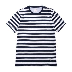 BB_린넨 코튼 스트라이프 티셔츠 (네이비) (BBNPMM8817QEM)