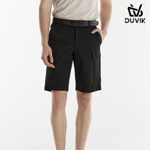 듀빅 남성 아웃포켓 인밴딩 골프반바지 DE2MPH341BK