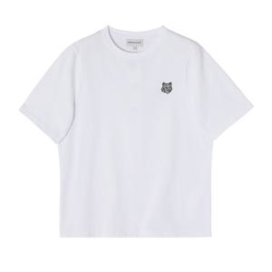 메종키츠네 MW00111KJ0119 P100 그레이 볼드 폭스 여성 반팔티