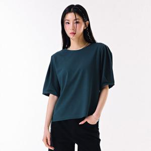 여성 소매변형 5부 티셔츠-DBRG5872C0G