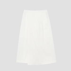 [UNIT]백 밴딩 랩 스커트 [UFJWBS284N-IVORY]
