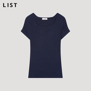 [리스트] 딥 라운드넥 반팔 니트_TSKPOO62700_NA