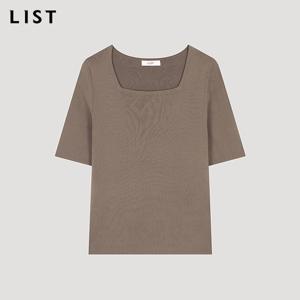 [리스트] 베이직 스퀘어넥 반팔 니트_TSKPOO62680_DW