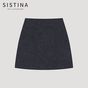 [SISTINA] 인기 트위드 포켓 셋업 스커트_AWWSKO21720_DN