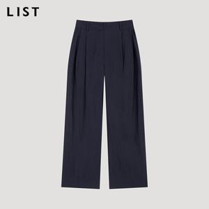 [리스트] 투턱 롱 와이드 팬츠_TWWSLO60080_DN