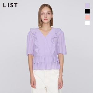 [리스트] 프릴 브이넥 블라우스_TWWBLO60090