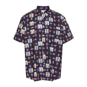 꼼데가르송 패턴 반팔셔츠 FMB002S24 PRINT F