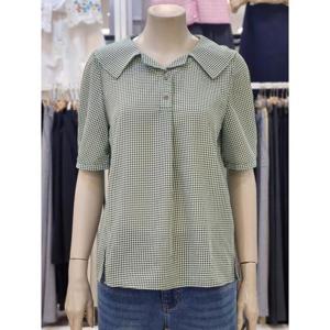 SOUP 세이브존07 여성 빅카라 잔체크 셔츠 OA5SST6
