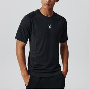 [스파이더] 공용 프로웹 트레이닝 반팔 티셔츠 SPIFCNRS202UBLK