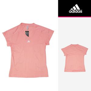 아디다스 W 트레이닝 에센셜 브이넥 반팔티(IX1002)