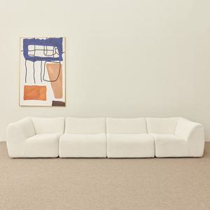 코사 6인용쇼파 모듈소파 풀커버 워셔블 패브릭소파 [BS31]