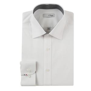 [에스티듀퐁(셔츠)]듀퐁 긴팔 남자셔츠/슬림핏 화이트 남자선물 SE4FM21LS315SWH