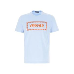 베르사체 반팔 티셔츠 10116941A08584 1VD90 BLUE HYDRANGEA